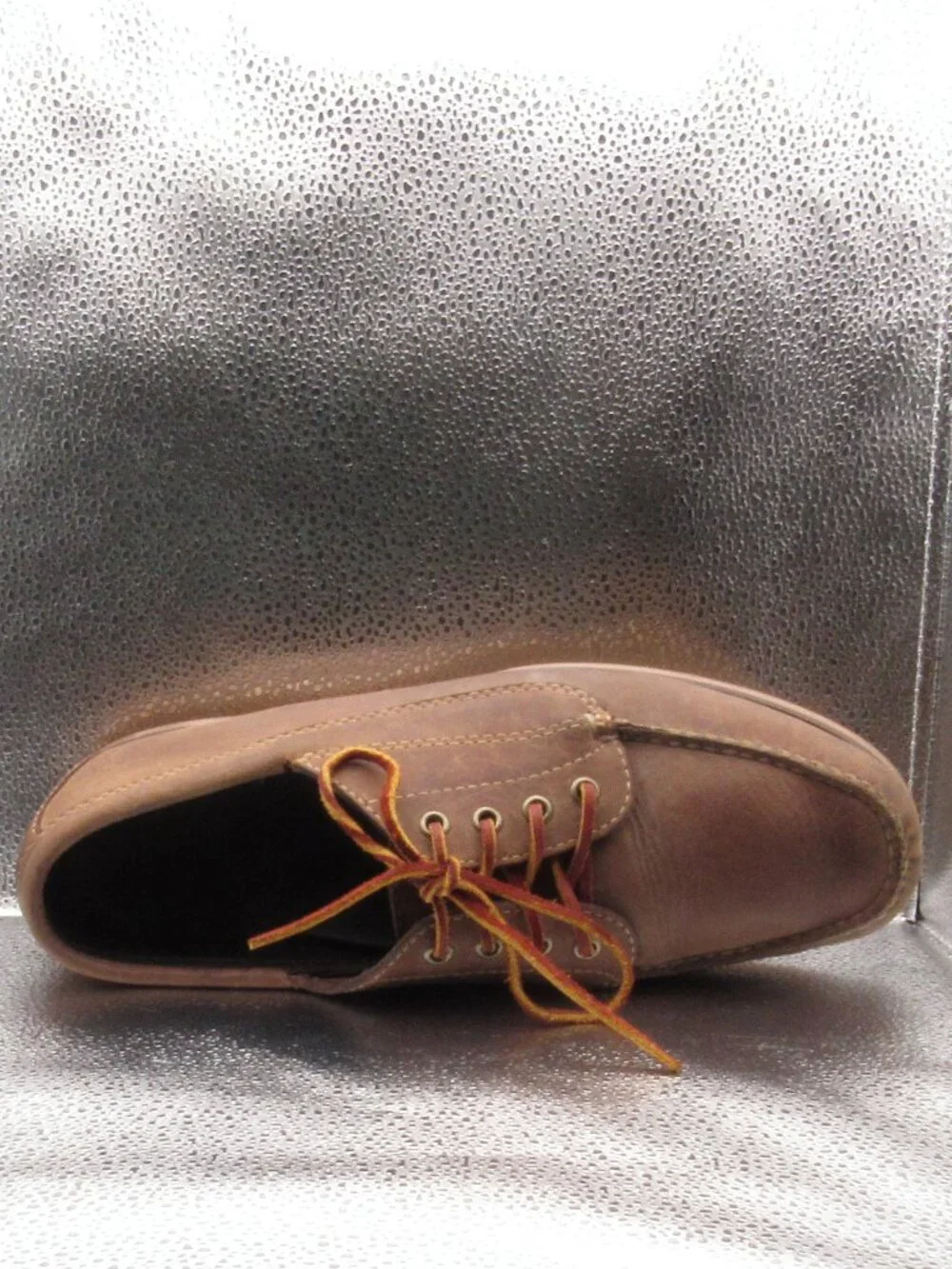LL Bean Boat Shoes Men 11 D Brown Signature Jackman Blucher Moc Leather 281250